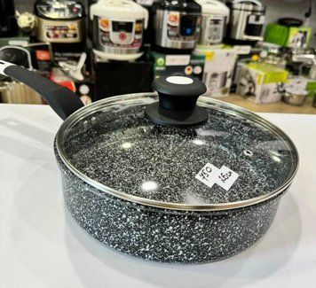 Сковорідка Zauberg 26 см, мармурове покриття, глибока P-0108 фото