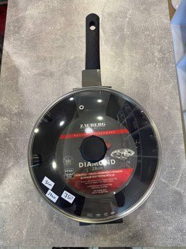 Сковорідка Zauberg Diamond, 28 см, глибока, мармурове-антипригарне покриття, QD-528-L P-0096 фото